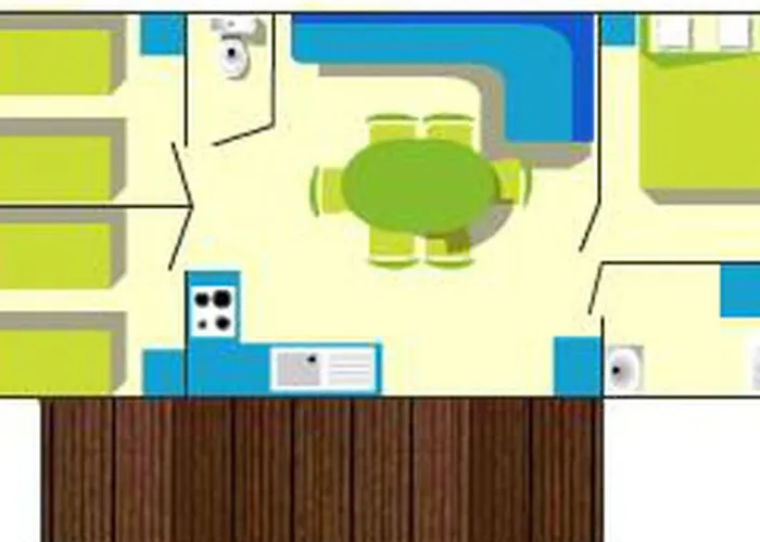 Mobil-home Avec Terrasse Pour 6 Personnes - Api-1-52-386 Brétignolles-sur-Mer